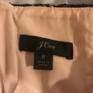 Black lace dress from J. Crew